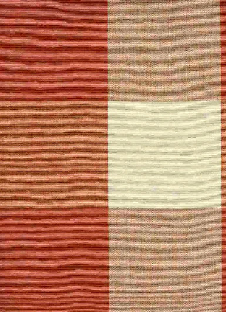 Four Inch Check 3170 Mandarin Laura Kiran Fabric