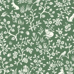 Fox & Hare Forest Green Magnolia Home Vol. II Wallpaper
