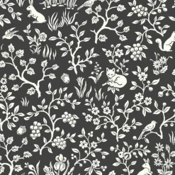 Fox & Hare Straight Black Magnolia Home Vol. II Wallpaper