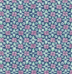 Free Spirit Indigo Floral Wallpaper