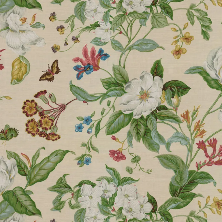 Garden Images 750671 Creme Williamsburg Fabric