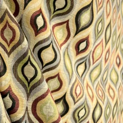 Garrett Redstone Geometric Trellis Fabric