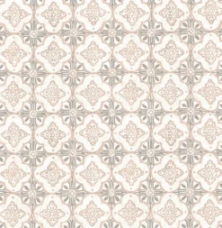 Geo Pink Quatrefoil Wallpaper