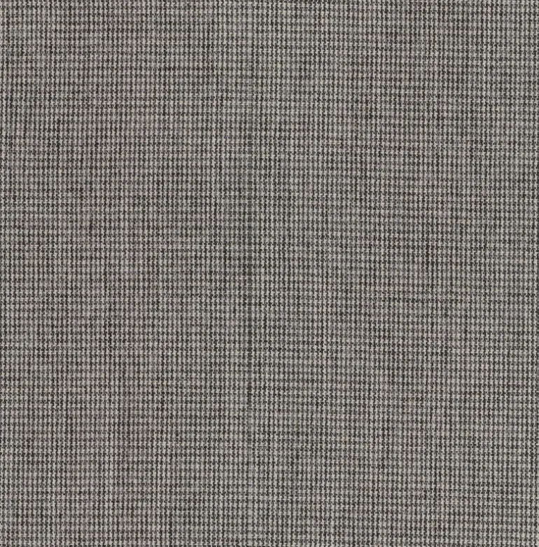 Gingham Charcoal Tempo Fabric