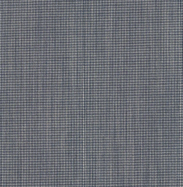 Gingham Navy Tempo Fabric