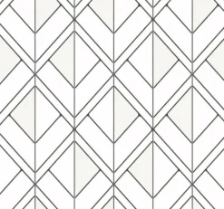 GM7552 White Diamond Shadow Wallpaper