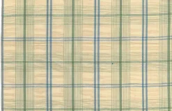 Hampton Seersucker Green Blue Laura Kiran Fabric