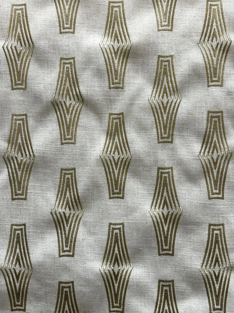 Harmon Gold Embroidered Regal Fabric