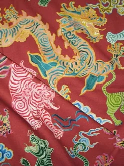 Himalaya Coral Hamilton Fabric