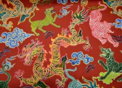 Himalaya Coral Hamilton Fabric