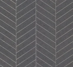HO2107 Dark Gray Atelier Herringbone Wallpaper