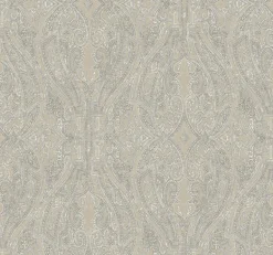 HO2135 Off White Ascot Damask Wallpaper