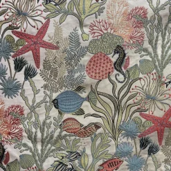 Holy Mackerel Aqua Swavelle Mill Creek Fabric
