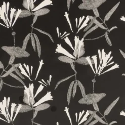 Honeysuckle Black Regal Fabric