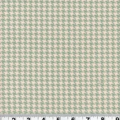 Houndstooth Coriander Fabric
