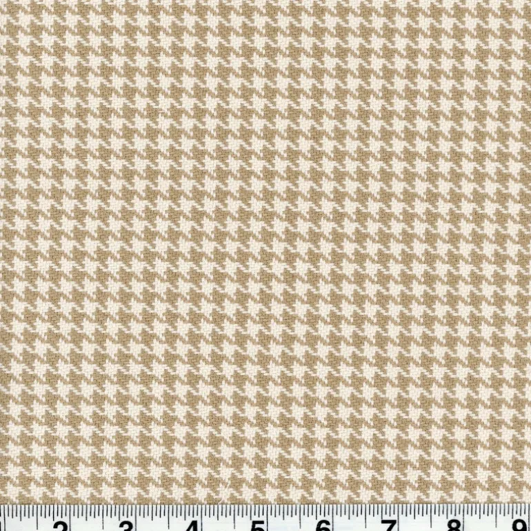 Houndstooth String Cotton Upholstery Fabric