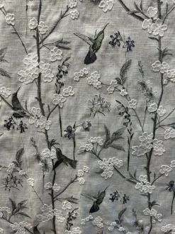 Hummingbird Garden Frost Swavelle Mill Creek Fabric