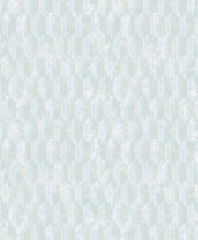 2838-IH2212 Kendall Light Blue Geometric Wallpaper