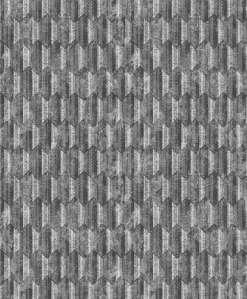 2838-IH2218 Kendall Silver Geometric Wallpaper
