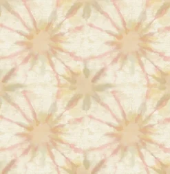 Iris Pink Shibori Wallpaper