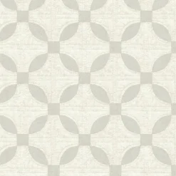 Justice Light Grey Quilt Wallpaper