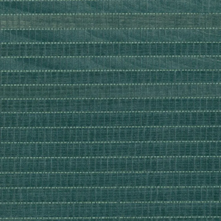 Kando Teal Grasscloth Wallpaper