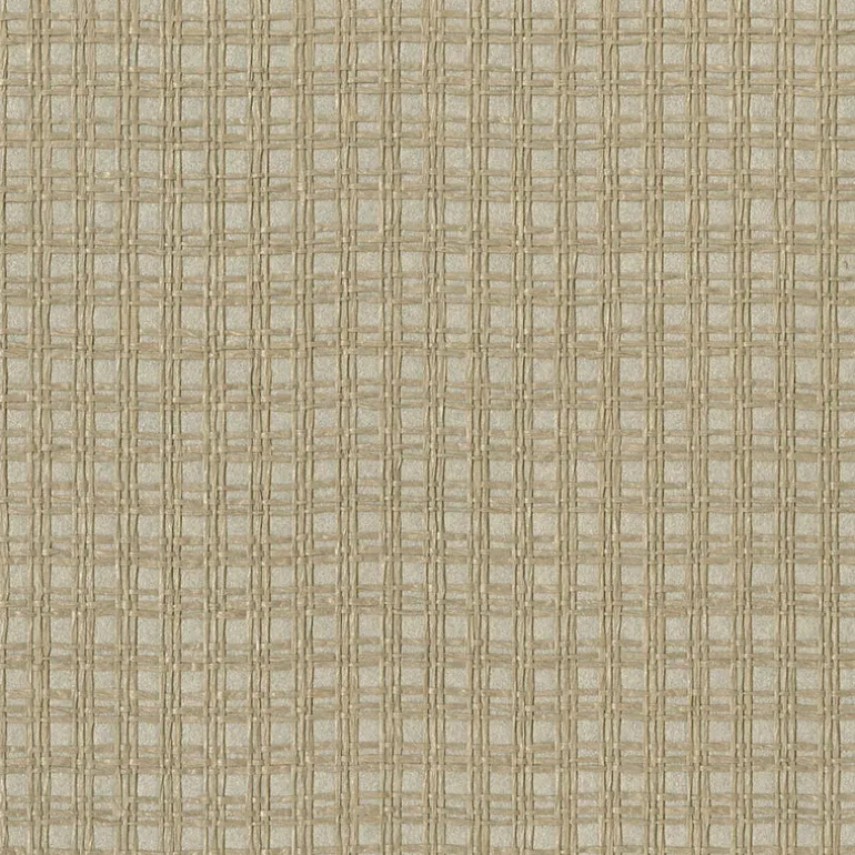 Kori Khaki Grasscloth Wallpaper