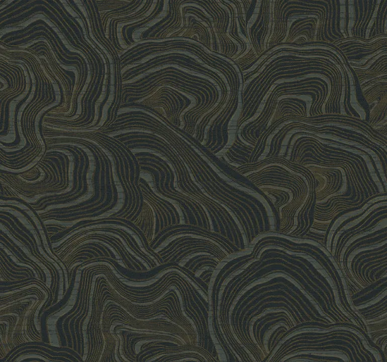 KT2162 Black Geodes Wallpaper
