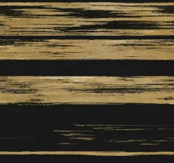 KT2151 Black/Gold Horizontal Dry Brush Wallpaper