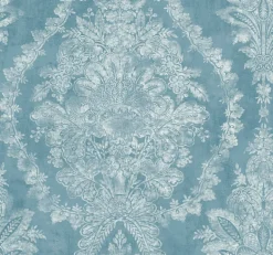KT2213 Blue Charleston Damask Wallpaper