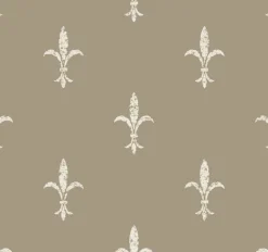 KT2195 Glint/Cream Fleur De Lis Wallpaper
