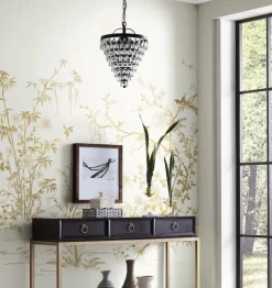 KT2262M White Flowering Vine Chino Wallpaper Mural
