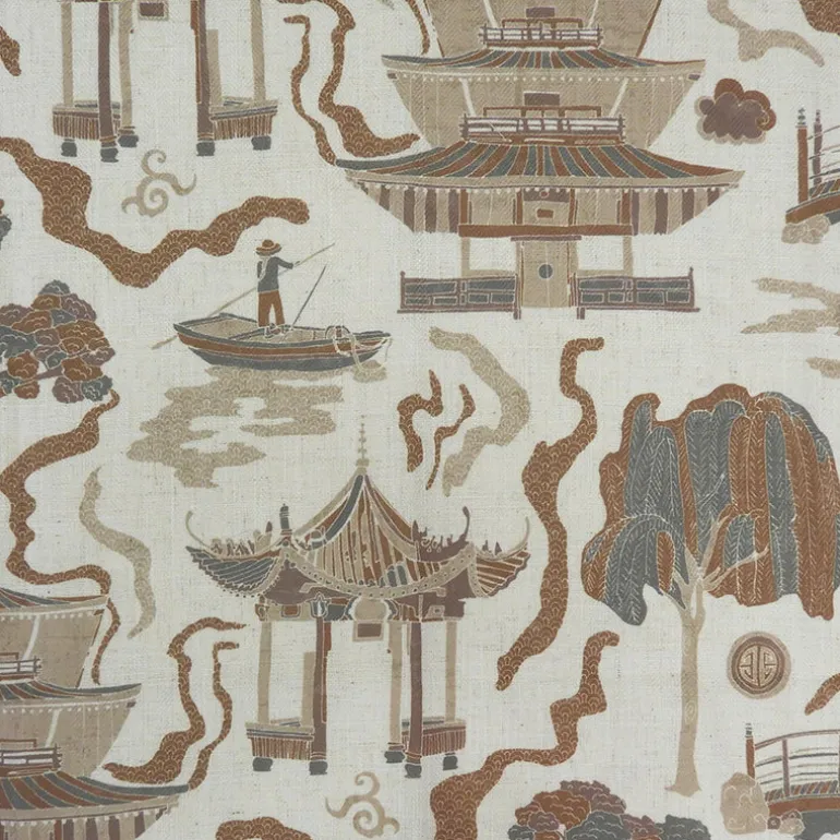 Kumano Flax Regal Fabric