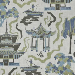 Kumano Lilypad Regal Fabric