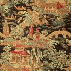 Kyoto Black Regal Fabric