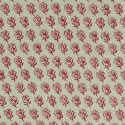Laila Red P/Kaufmann Fabric
