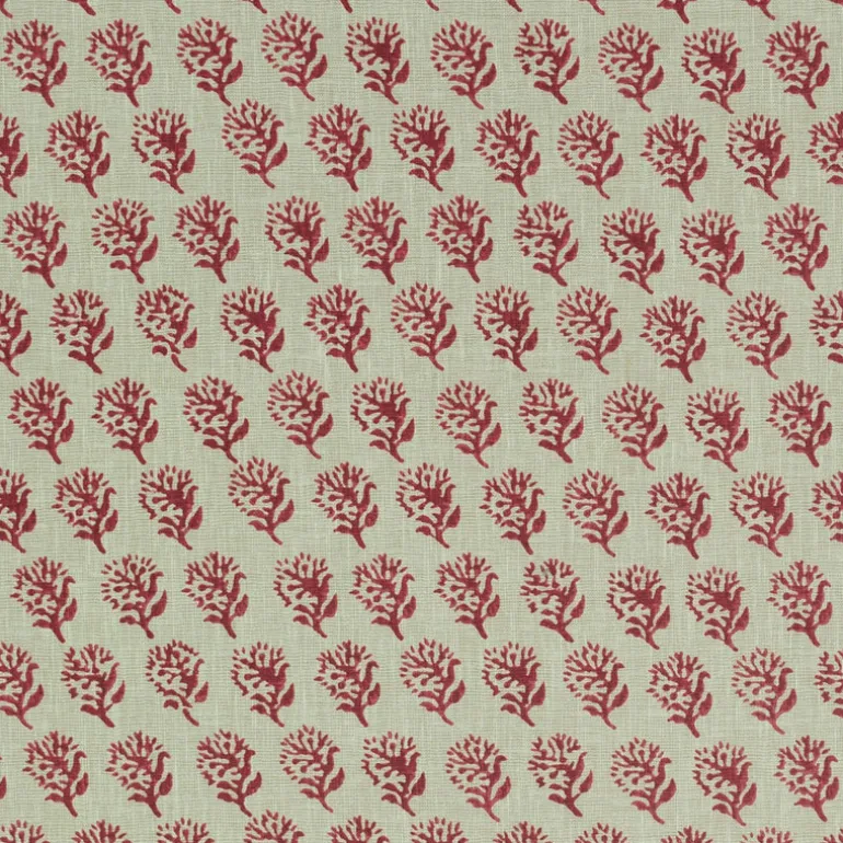 Laila Red P/Kaufmann Fabric