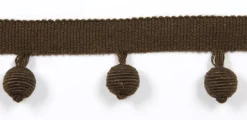Le Lin Beaded Fringe Brown Europatex Trim