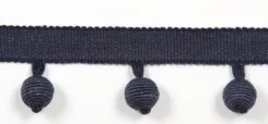 Le Lin Beaded Fringe Navy Europatex Trim