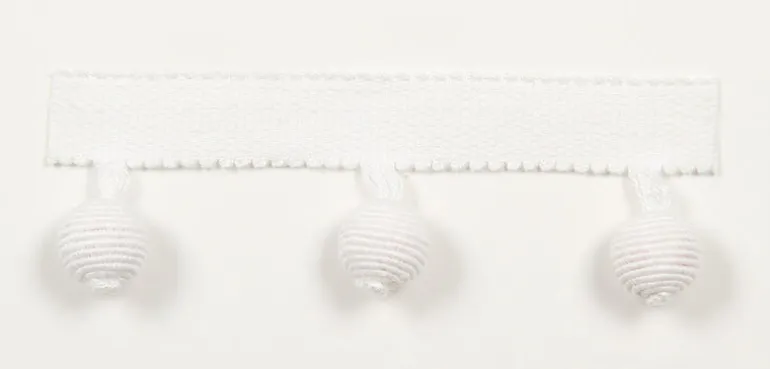 Le Lin Beaded Fringe White Europatex Trim