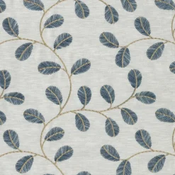 Leaf Love Emb 410532 Lapis PK Lifestyles Fabric