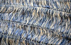 LF500/758 Blue White Brush Fringe