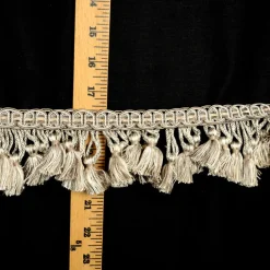 LF100N 421 Grey Taupe Tassel Fringe