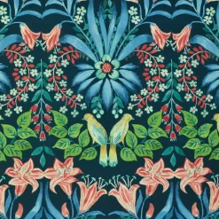 Lilium Navy P/Kaufmann Fabric