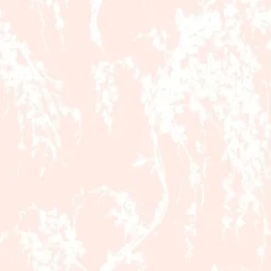 LK8306 Pink White Willow Tree York Wallpaper