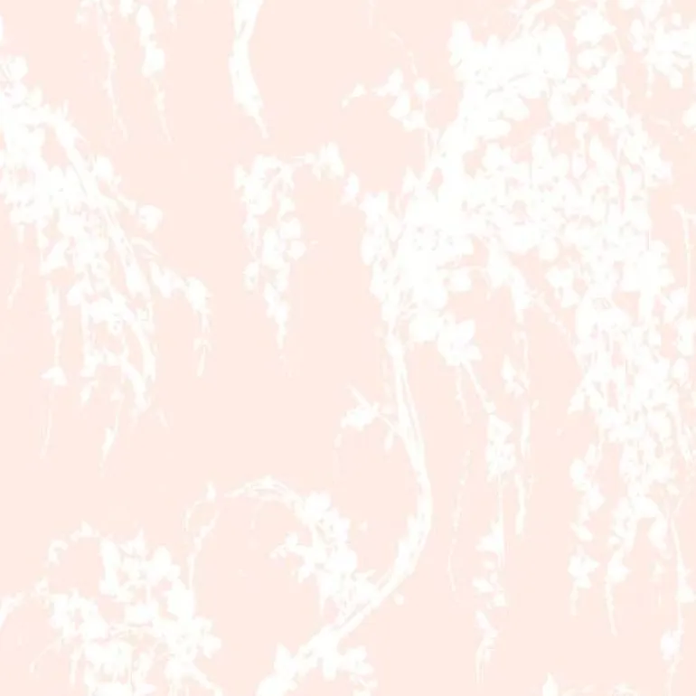 LK8306 Pink White Willow Tree York Wallpaper