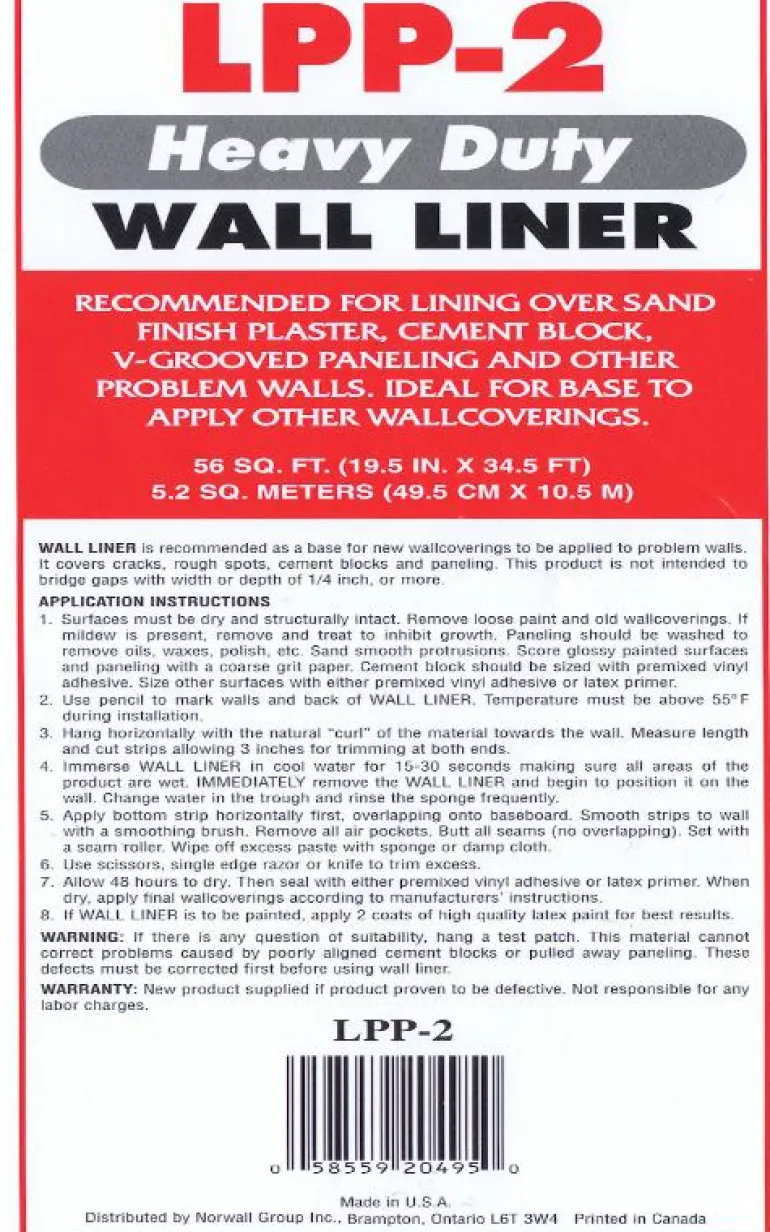 LPP-2 Paintable Solid Wall Liner Wallpaper