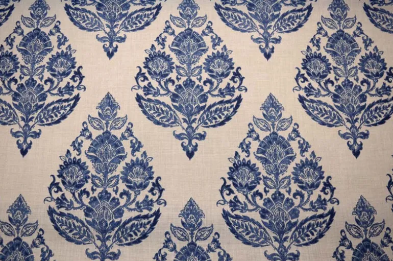 Lydia Antique Blue Covington Fabric