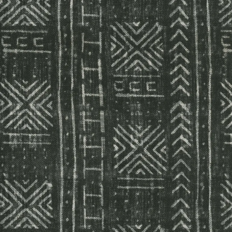 Mali Mud Cloth 450452 Ebony Genevieve Gorder Outdoor Fabric