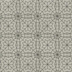 Marqueterie Silver Mosaic Geometric Wallpaper